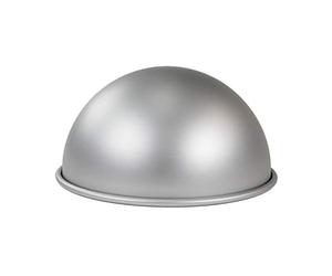 PME BALL084 Aluminum Ball/Hemisphere Pan, 8 x 4-Inch Anodised Aluminium Cake Tin, Silver
