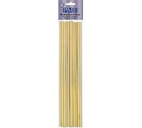 PME Bamboo Dowel Rods, Pack of 12,Beige,6 x 1 x 30 cm