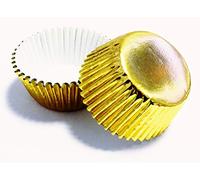 PME BC717 Gold Baking Cases for Cupcakes, Mini Size, Pack of 45