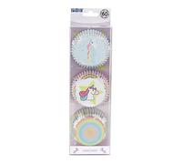 PME BC904 Unicorn Foil Lined Cupcake Cases, Set/3, Pk/60