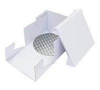 PME BCR871 Round Cake Card & Cake Box 14" / 35 cm, Cardboard, White
