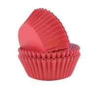PME Block Colour Cupcake Cases Red (60 Pack)