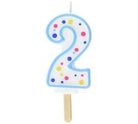 PME Blue Number 2 Candle,4 x 1 x 6.3 cm