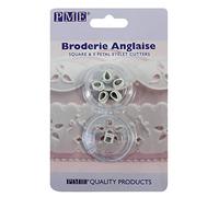 PME Broderie Anglaise Square & 5 Petal Eyelet Cutters, Set of 2