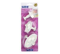 PME Butterfly Plunger Cutters-Pack of 3 Sizes, White