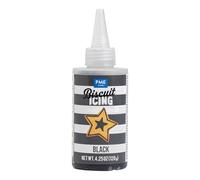 PME Cake Biscuit Icing- Black (120g / 4.25oz) | Ready-to-Use Black Cookie & Biscuit Icing for Decorating Cookies, Gingerbread & Sweet Treats