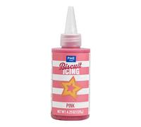PME Cake Biscuit Icing- Pink (120g / 4.25oz) | Ready-to-Use Pink Cookie & Biscuit Icing for Decorating Cookies, Gingerbread & Sweet Treats