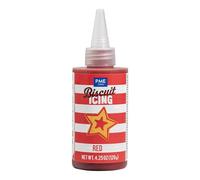 PME Cake Biscuit Icing- Red (120g / 4.25oz) | Ready-to-Use Red Cookie & Biscuit Icing for Decorating Cookies, Gingerbread & Sweet Treats
