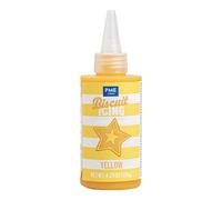 PME Cake Biscuit Icing- Yellow (120g / 4.25oz) | Ready-to-Use Yellow Cookie & Biscuit Icing for Decorating Cookies, Gingerbread & Sweet Treats
