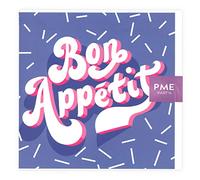 PME Cake 'Bon Appetit' Greeting Card for Celebrations & Birthdays