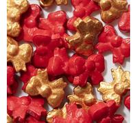 PME Cake Christmas Sprinkle Charms |Bows (25g / 0.9oz) | Festive Edible Decorations for Cakes, Cupcakes & Winter Holiday Bakes