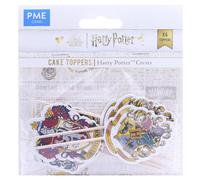PME Cake Harry Potter Cake Toppers | Hogwarts Crests | Set of 6