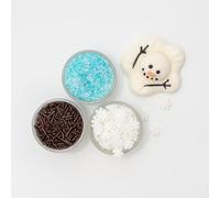 PME Cake Hot Chocolate Melting Snowman Decorating Kit | 6 Snowman Marshmallow & 3 Festive Sprinkle Sachets | Christmas Treat Set for Magical Warm Drinks & Holiday Parties (260g / 9.17oz)
