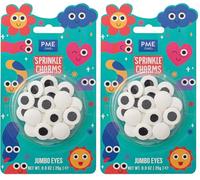 PME Cake Jumbo Eyes Sprinkle Charms (25g / 0.9oz) (Pack of 2)