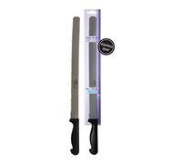 PME Cake Knife - 18.7 Inch (Blade Length: 355mm / 14 Inch), Silver, Argentée