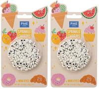 PME Cake Mini Eyes Sprinkle Charms (25g / 0.9oz) (Pack of 2)