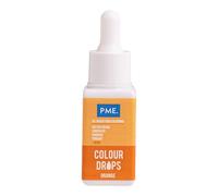 PME Cake Orange Colour Drops | Oil Based Food Colouring (20ml)