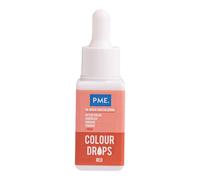 PME Cake Red Colour Drops | Oil Based Food Colouring (20ml)