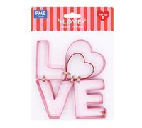 PME Cake Valentines Cookie Cutter Set of 5 | Love Letters