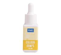 PME Cake Yellow Colour Drops | Oil Based Food Colouring (20ml)