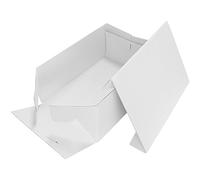 PME CBO902 Oblong Cake Box 14 x 10-Inch / 35 x 25 cm, White