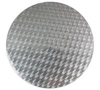 PME CCR813 Round Cake Card 4-Inch / 10 cm Silver