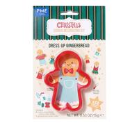 PME CH24CDK006 Christmas Cookie Decorating Kit, Dress-up Gingerbreadman, Plastic