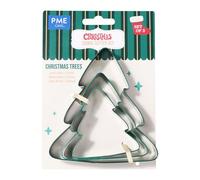 PME Christmas Cookie Cutters - Christmas Trees (Set of 3)