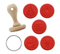 PME Christmas Cookie Embossing Stamp Set of 7, 'Tis The Season!