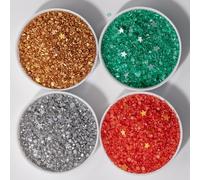 PME Classic Christmas Edible Stardust Set of 4 (120g / 4.23oz)