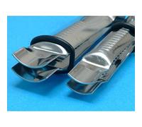 PME Closed Curve Plain Crimpers, Large and Small Sizes, Set of 2,Silver,8.5 x 2 x 1.5 cm