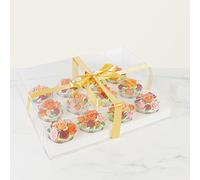 PME Crystal Cake Box for 12 Cupcakes (Clear Box)