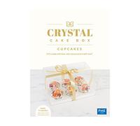 PME Crystal Cake Box for 6 Cupcakes (clear box)