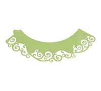 PME CW924 Light Green Swirls Cupcake Wrappers, Pack of 12, 5x0.1x20.5 cm