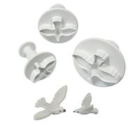 PME DV1010 Dove Plunger Cutters, Small, Medium, Large Sizes, Set of 3