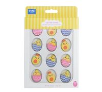 PME Easter Edible Sugar Decorations - Chicks, Set of 12