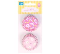 PME Easter Foil-Lined Cupcake Cases, Flowers - Mini Size (Pack of 60)