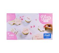 PME FF60 Fun Fonts-Cupcake and Cookie Stamping Set for Cake Design, 66 Pieces, Collection 3, Plastic