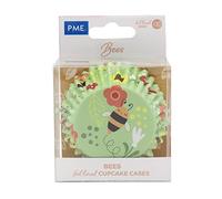 PME Foil Lined Cupcake Cases - Bees, Pack of 30
