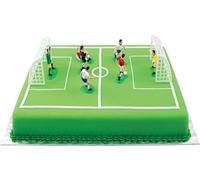 PME FS009 Football / Soccer Toppers for Cake and Cupcakes Set of 9, 10 x 4 x 6.3 cm, Multi-colour
