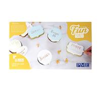 PME Fun Fonts-Cupcake and Cookie Stamping Set, Collection 2, Cupcakes & Cookies, Orange