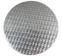 PME GE883 Round Cake Board 12-Inch / 30 cm, 11 mm Thick, Silver