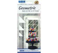 PME Geometric Multi Cutter Sugarcraft Square Diamond Triangle Hexagon Puzzle