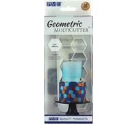 PME Geometric MultiCutter for Cake Design - Hexagon, Small Size, 0.75 Inch, White