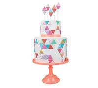PME Geometric MultiCutters for Cake Design - Triangle - Small, Medium & Large Size, Set of 3, White