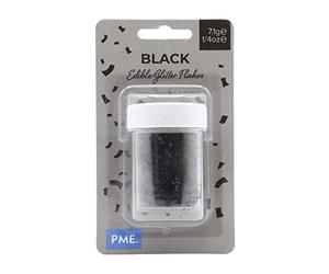 PME Glitter Flakes Black