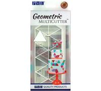PME GMC112 Geometric MultiCutter for Cake Design - Triangle, Medium Size, 1-Inch, White