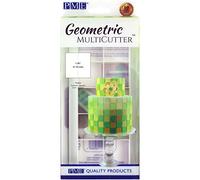 PME GMC143 Geometric Multicutter for Cake Design-Square, Large Size, 1.25-Inch, White