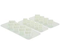 PME GMC184 Geometric Multicutters for Cake Design-Moroccan Lantern-Small, Medium & Large Size, Set of 3, ABS Plastic, White