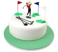 PME GS010 Golf Decorations/Plastic Figures, 13-Pieces, Green/Red/Blue/White/Black, 17 x 12.1 x 3.6 cm